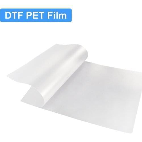 100pcs A3 A4 Digital Transfer Film PET Transfer Film For Printing Direct To Film Double Side Matt DTF Ink Printing PET Film