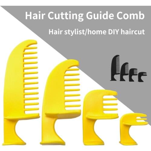 High Quality Professional Salon Hair Cutting Guide Comb Household Haircut Template 4Pcs Barber Tools