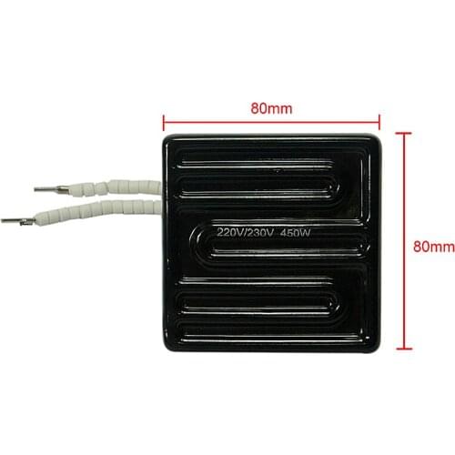 450W 80X80mm Infrared Top ceramic heating plate For BGA rework machine IR6000 IR6500 and IR8500