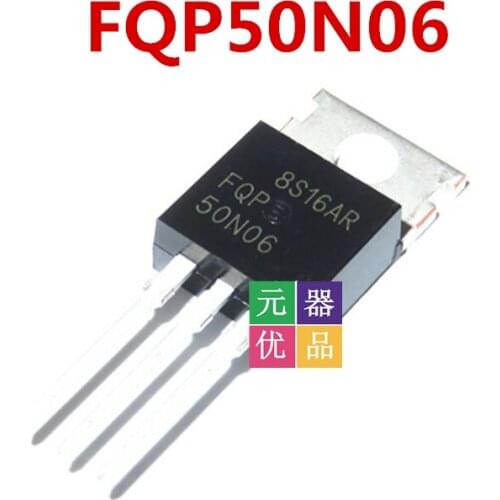 Free Shipping 10 and 50PCS/LOT FQP50N06 50N06 50A60V TO-220 100% New original stock
