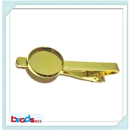 Beadsince ID23041 fashion design diy tie bar elegent cufflinks and tie clip for men wholesale tie clip blank