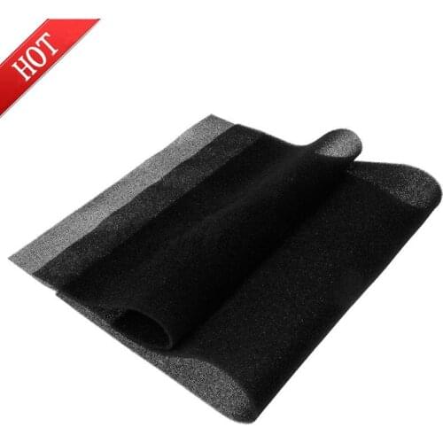 500x400x3/5MM DIY Computer Dust Filter Mesh PC Case Fan Cooler Dustproof Cover Sponge 60PPI Black