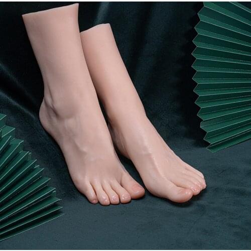 Simulation foot model blood vessels visible display manicure pedicure stockings shoes shooting props silicone TG3721