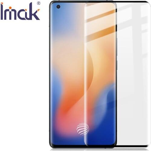 Imak 3D Curved Tempered Glass For vivo X50 Pro oleophobic Full Screen Glue