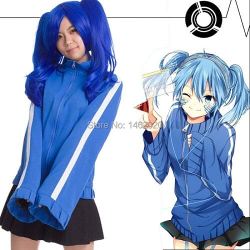 Kagerou Project MekakuCity Actors Ene Takane Enomoto Hoodie + Skirt cosplay Jacket Uniform Cosplaycosplay costume two-piece set