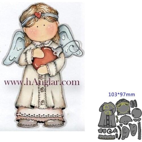 Metal Cutting Die girl DIY Scrapbooking Paper Cards Decorative Craft Embossing