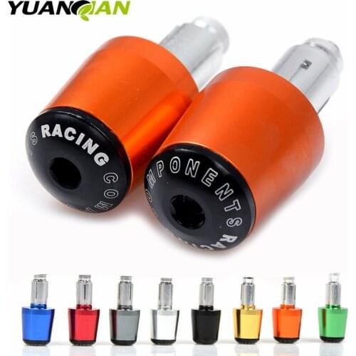 CNC Motorcycle Handlebar Grips Ends Handle Hand Bar Ends Handlebar Caps for Kawasaki MOTO GUZZI MV Suzuki BMW Ducati Yamaha