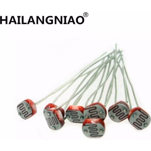 New 100pcs 5mm GL5516 Photo Light Sensitive Resistor Photoresistor