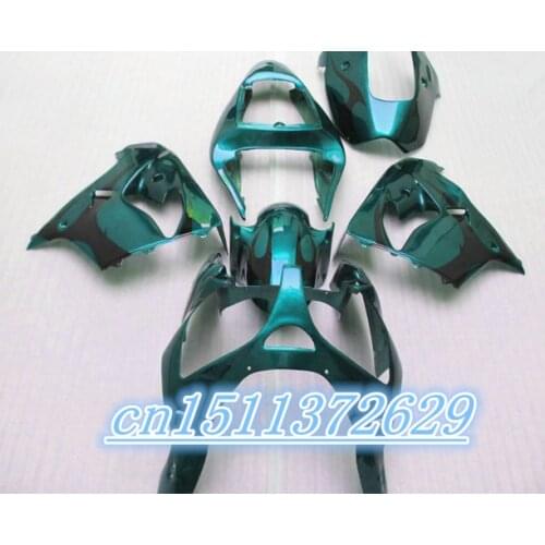 Dor-green For KAWASAKI ZX9R NINJA 2002-2003 Body ZX-9R ZX 9R 9 R 02 03 ZX9 R 2002 2003 Fairing Kit D