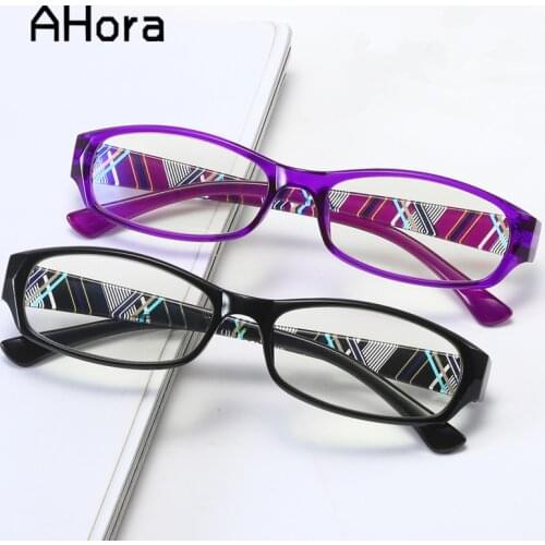 Ahora Striped Anti Blue Rays Presbyopia Reading Glasses Unisex Blue Light Blocking Presbyopic Eyeglasses With Diopter +1.0 ~ +4