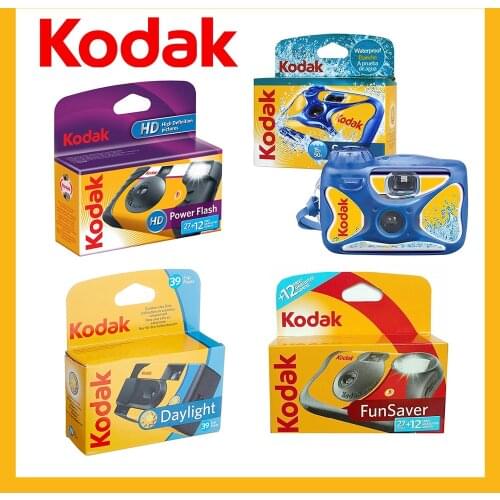 Kodak Single Use One Time Disposable Film Camera 27/39 Exposure Photos ( Daylight / HD Power Flash / Waterproof / FunSaver )