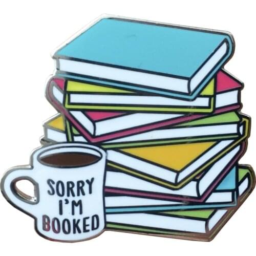 Book Lover Hard Enamel Pin