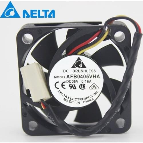1pcs Electronics AFB0405VHA 4010 40mm 40x40x10mm Server Square cooling Fan 3-wire DC 5V 0.16A