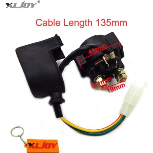 XLJOY 2 Wires Starter Solenoid Relay For 50cc-250cc Chinese ATV Quad Moped Scooter Motor Pit Dirt Bike Motorcycle Motocross