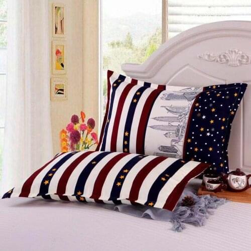 2 Piece 48cm*74cm Beauty Floral Printed Pillowcase 100% Polyester Pillow Case Cover For Bedroom Use