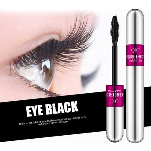 2 In 1 Double Pen Eyeliner+ Mascara Pen Waterproof Sweatproof Long Lasting Soft Tip Eye Makeup Eyelashes Maquillaje