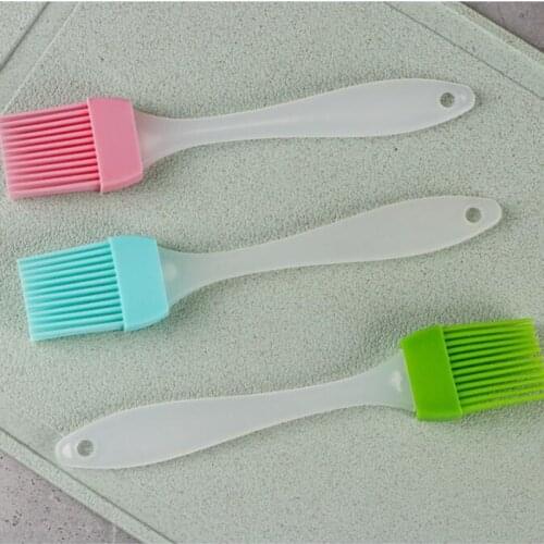 3pcs/pack BBQ silicone brush high temperature resistant baking barbecue brush cake cream barbecue silicone brush
