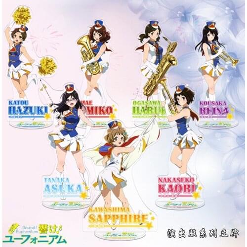 Anime Sound!Euphonium Kousaka Reina Kato Hazuki Nakaseko Kaori Cosplay Acrylic Large Desk Stand Figure Model Plate Desk Gift