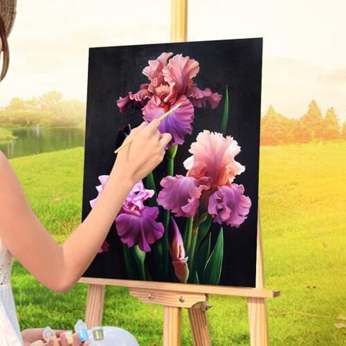 Flowers Painting By Numbers Set Oil Paints 50*70 Paiting By Numbers Paintings For Kids Handicraft Handiwork Art