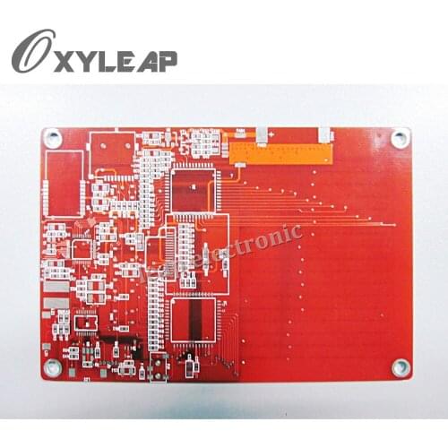 FR4 10 layer printed cicuit board/red soldermask pcb/ethcing pwb