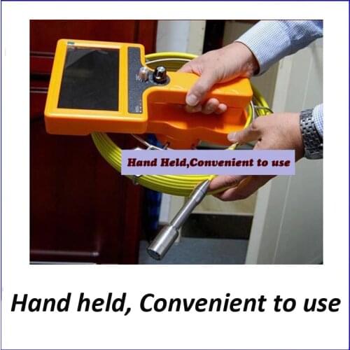 512hz sonde endoscope inspection camera 512hz locator keyboard dvr video recording stainless steel camera 23mm head camera