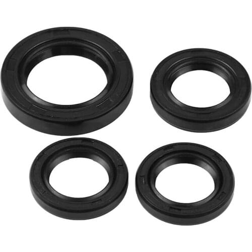 DHBH-Oil Seal, 4 Pcs Engine Crankshaft Gear Crankcase Oil Seal For Gy6 125Cc 150Cc 152Qmi 157Qmj