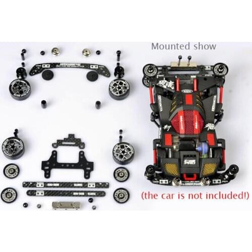 DIY Modification FM Chassis Modify Parts Tire Wheel Hub Faucet Phoenix Tail Guide Wheel Bearing For Tamiya MINI 4WD Car Model