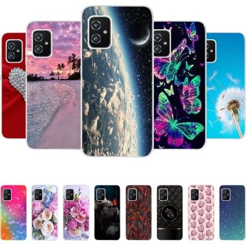 Soft TPU Silicone Case For Asus ZenFone 8 Case Cover For Asus ZenFone8 ZS590KS ZS590KS-2A007EU Phone Case Bumper Cover 5.9" Cute