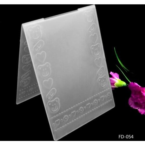 2019 New Arrival Scrapbook Little bears frame Design DIY Paper Cutting Dies Scrapbooking Plastic Embossing Folder