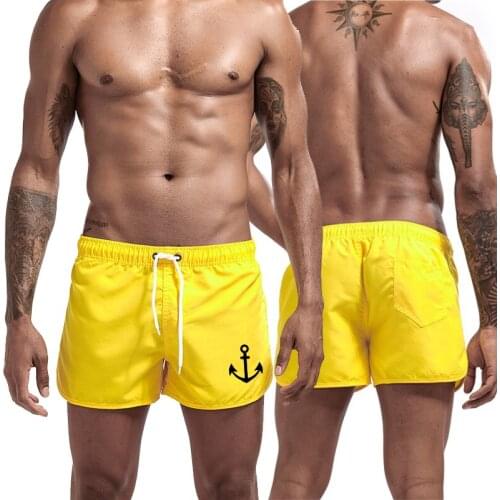 Summer New Swimwear Swimming Shorts for Men Swimming Trunks Plus Size Striped Quick Dry Swimsuit Man Beachwear Surfing Shorts