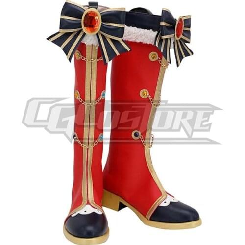 Anime Cosplay Shoes Boots BanG Dream Seta Kaoru Costume Hand-made Leather Christmas Halloween Free ship ACS-1184