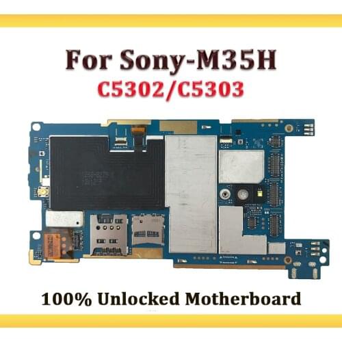 Original Unlocked For Sony Xperia SP M35h C5302 C5303 Motherboard,Replacement Logic Board For Sony Xperia SP M35h Mainboard