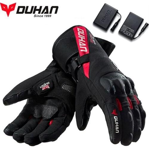 Electric Heating Motorcy Gloves Winter Warm Motorbike Riding Glove Waterproof Fall-proof Knight Equipment Protect Touch Screen
