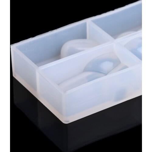 Transparent Silicone Pendant Mould Resin Bear Shape DIY Jewelry Making Tool Fondant Cake X7YC