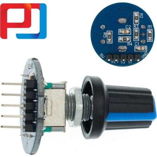 Rotary Encoder Original Module for Arduino Brick Sensor Development Round Audio Rotating PULAR Potentiometer Knob Cap EC11