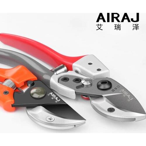 AIRAJ Garden Pruning Shears Multi-spec Shrub Manual Pruning Tools Powerful Ratchet Rootstock Graft Trimming Tools