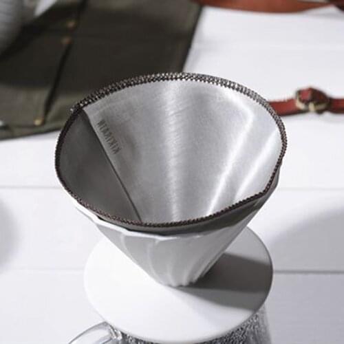1PCS Replacement Washable Coffee Filter Reusable Coffee Filter Pot Mesh Brewer Tool Cloth Strainer