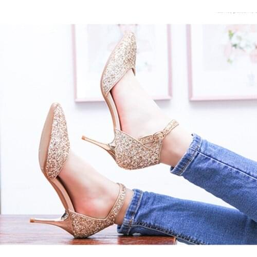 SHOFOO shoes,Elegant and fashionable womens shoes , Gretel fabric, about 6cm high-heeled womens shoes, pointed toe pumps