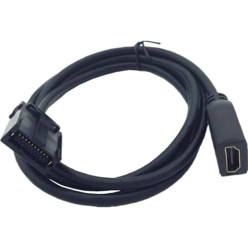 1.5m HDMI-compatible E Type to A Type Extension AV cable for car