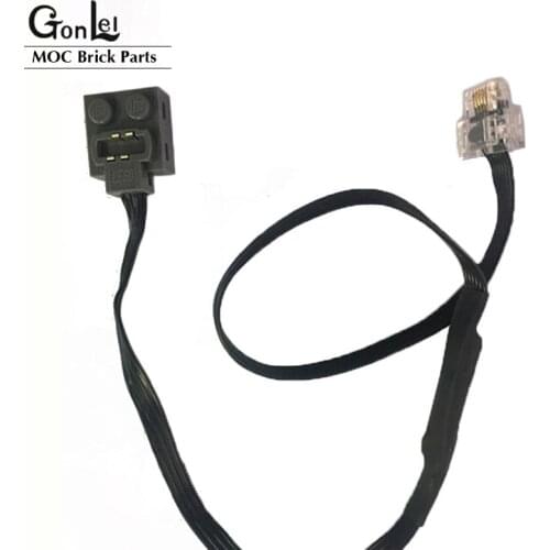 HIGH-TECH POWER FUNCTIONS SERIES PARTS 25CM THE WEDO 2.0 CRYSTAL CONNECTOR CABLE EV3 BUILDING BLOCKS CLASSIC ROBOTICS DIY TOYS