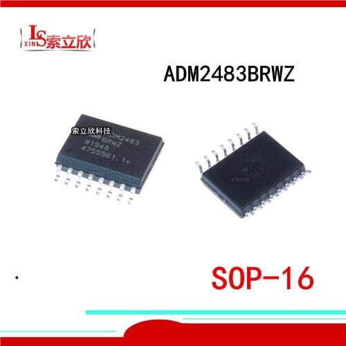 5PCS/LOT 100%NEW&Original ADM2483BRWZ SOP-16 ADM2483 SOP16