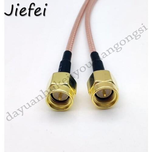 500pcs RG316 SMA male plug TO SMA male plug RF Pigtail Coax Jumper