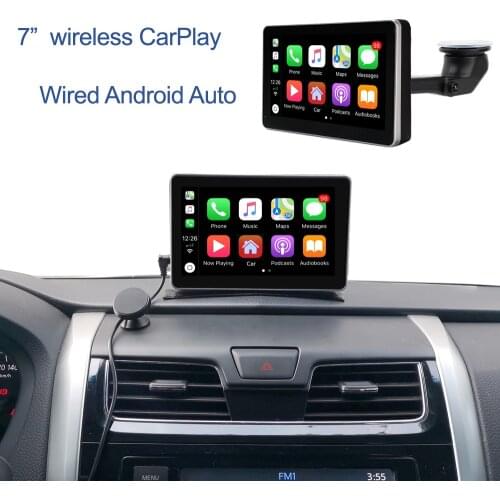 7" Car Portable Wireless Apple CarPlay Wired Android Auto Multimedia Bluetooth Navigation System for Nissan Infiniti