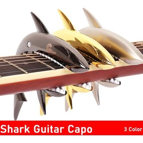 Shark Guitar Capo String Capotraste Violao for Acoustic Electric Guitarra Bass 6 Strings High Quality Guitar Accessories