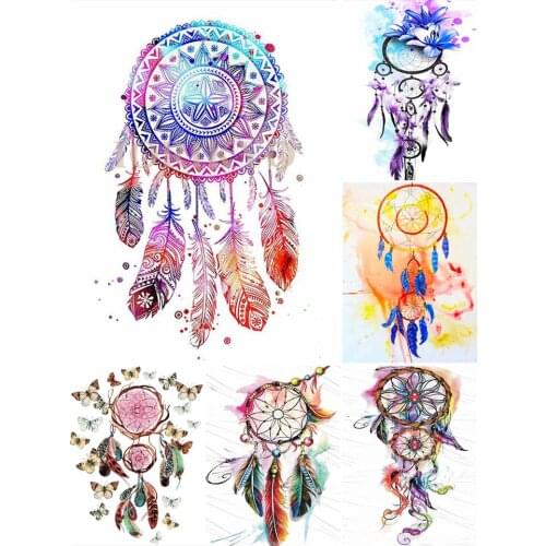 5D DIY Diamond Painting Dreamcatcher Cross Stitch Kit Full Drill Square Embroidery Mosaic Art Picture of Rhinestones Decor Sale