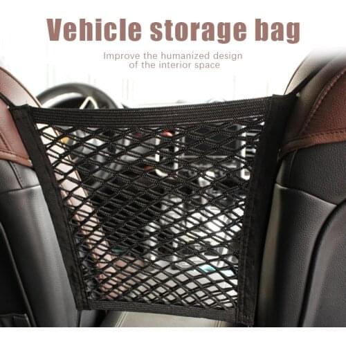 Car Net Pocket Storage Ceiling Roof Cargo Net in The Trunk Interior Bag For Auto Container Universal Multifunction Accessories