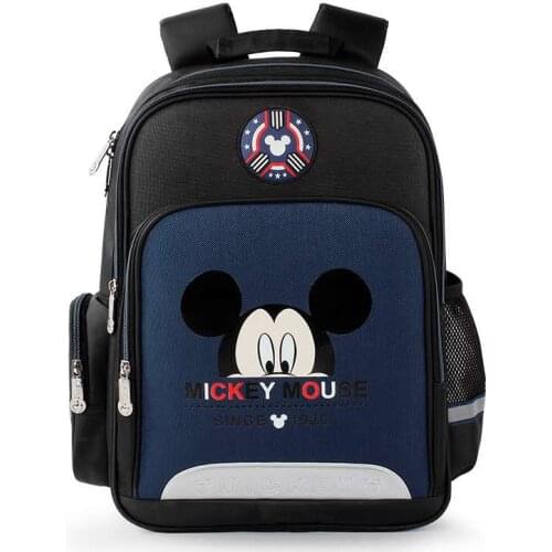 Disney Mickey mouse school bags for boys girls primary student backpack orthopedic breathable bags Grade 1-5 mochilars escolar