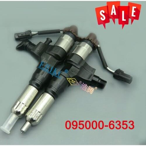 ERIKC Inyector 6353 Original Common Rail Injector 095000-6353 Auto Engine Diesel Fuel Injection 0950006353 For Kobelco Excavator