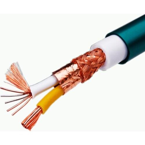 Free shipping 8NX OCC Hifi RCA XLR Bulk Cable For Diy High Pure Copper Audio Interconnect Bulk Cable