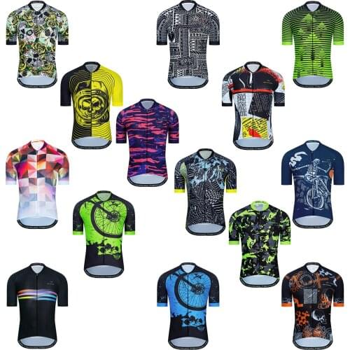 KEYIYUAN 2022 Short-sleeved Cycling Jersey Jacket Cycling Shirt Quick-drying Breathable Mountain Clothing Cycling Top Moletom